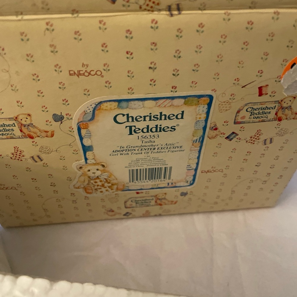Cherished Teddies TASHA In Grandmother's Attic Adoption Center Exclusive 156353 - Picture 6 of 6